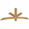 Ekena Millwork Alberta Rough Sawn Timber Gable Bracket, Western Red Cedar, 96"W x 28"H x 4"D x 4"F, 7/12 Pitch GBW096X28X0404ALB00RWR - alternate 5